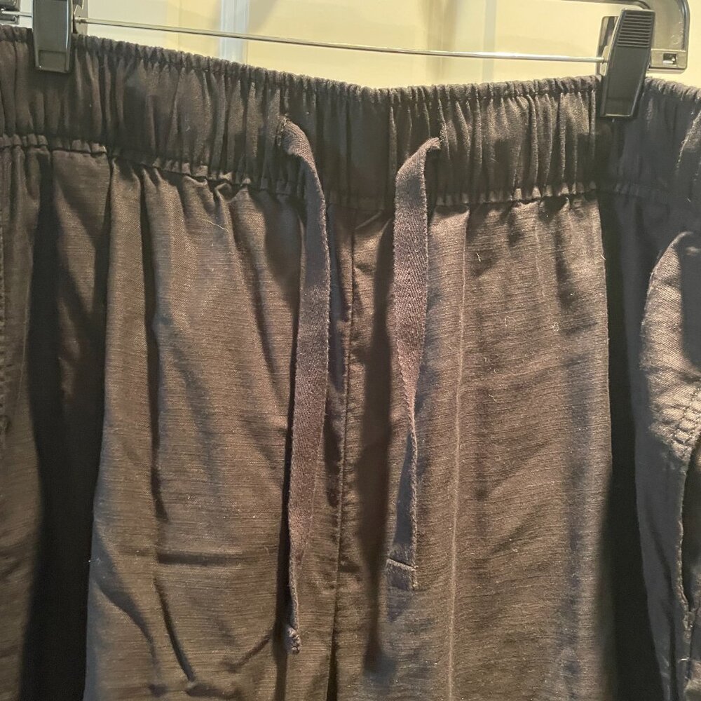 Lane Bryant Capri Linen-Style Draw String Pants - image 3